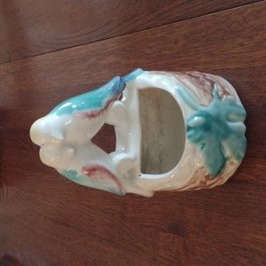 Morton Pottery Wall Pocket Love Birds